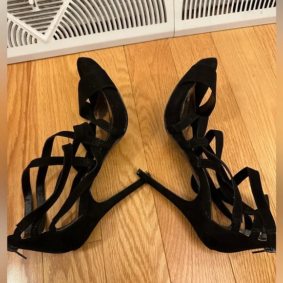 Women’s black tall heels size 9.5 - Picture 6 of 11